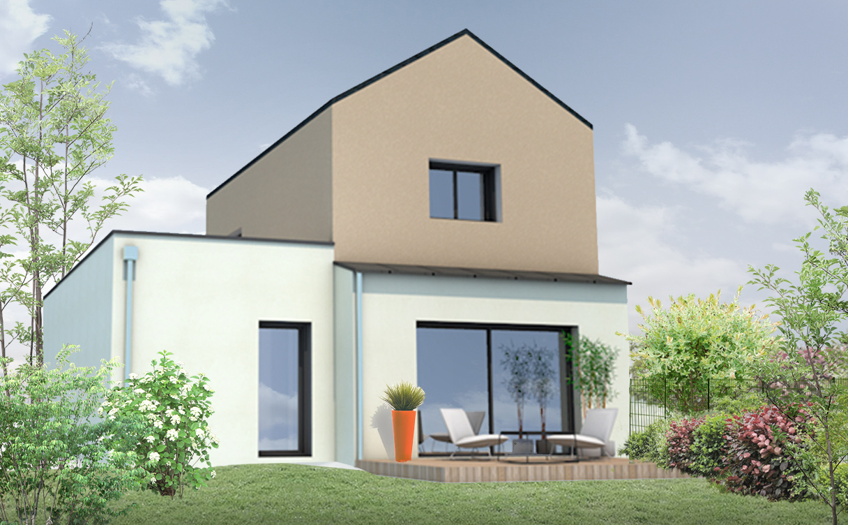 Maison neuve moderne de 3 chambres avec garage à Chantepie - Bretagne Habitation Construction